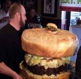 Você já viu o maior hambúrguer do Mundo?