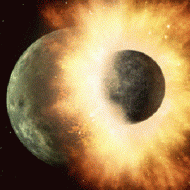 Estudos afirmam que Lua surgiu de impacto entre Terra e Thea