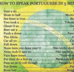 Português para gringos!