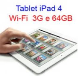 Custo Tablet iPad 4 com Retina 16GB a 64GB com Wi-Fi e 3G
