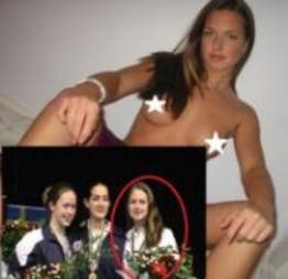 Sarah Bobagu, Atleta profissional da Suécia cai na net nua/pelada