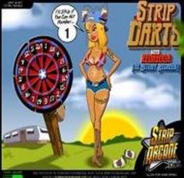 Jogo erótico strip darts