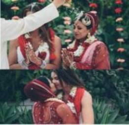 Imagens curiosas de um casamento lésbico indiano (81 fotos)