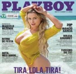 Lola Melnick pelada na Playboy de Dezembro de 2014