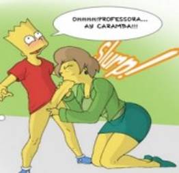 Bart taradão comendo a professora