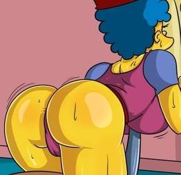 Marge simpson praticando fitness