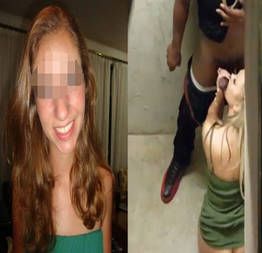 Flagrou a loirinha larissa filha do vizinho mamando o playboy