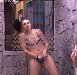 Paula em cenas do big brother brasil 18