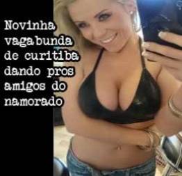 Novinha vagabunda de curitiba dando pros amigos do namorado