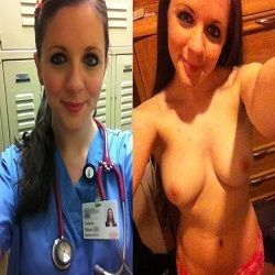 Enfermeira novinha muito gostosa caiu na net