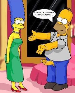 Homer fodendo a Marge com força