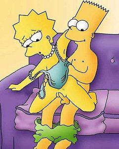 Bart Simpson o taradão fodendo a irmã