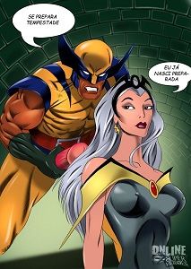 Wolverine fodendo com a Tempestade