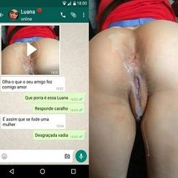 Traindo o marido e mostrando o cu gozado