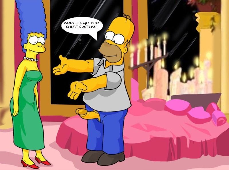 Homer Simpsons fodendo a Marge