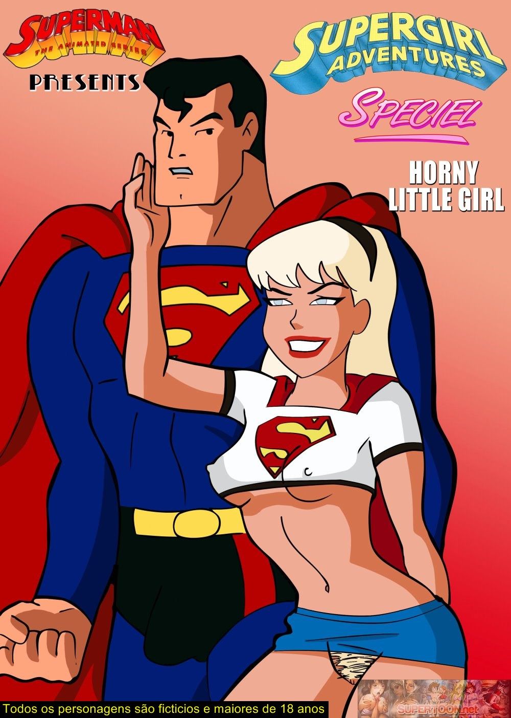 Supergirl fodendo com o Super Man