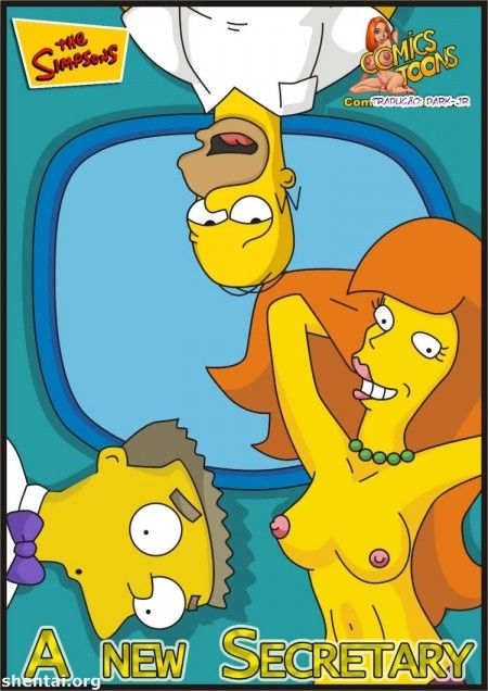 Homer comendo a nova Secretaria