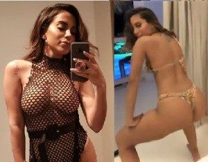 Anitta rebolando com bikini todo enfiando