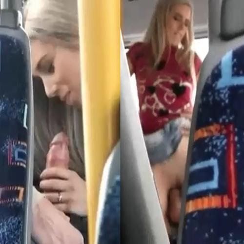 Novinha dando a buceta no fundo do ônibus escolar