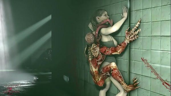 Resident evil 2 Remake: Licker & Claire Redfield