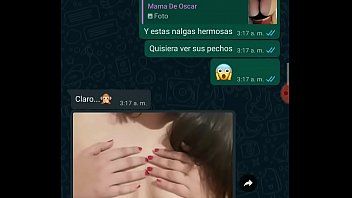 Pelo whatsapp com a mãe do melhor amigo ele não sabe