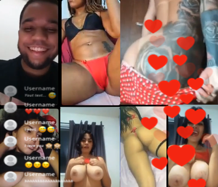 Lives secretas do instagram, vem ver onde a putaria rola nas madrugadas!