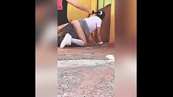 Alumnos de la tÉcnica teniendo sexo en el receso del colegio mientras  | sexo em publico |sexo na rua