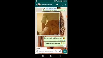 Andrea is a friend from work we talk on whatsapp and i make her so horny