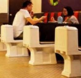 Restaurante banheiro na China