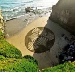 A arte na areia por andres amador