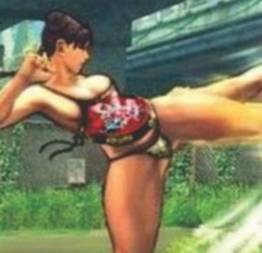 Chun Li fazendo estrago... nos corações