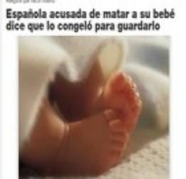 Espanhola mata o próprio bebê e coloca no congelador de casa