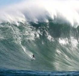 A beleza da bravura do mar