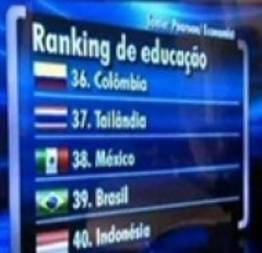 Parabéns Brasil, pelo seu nível de educação