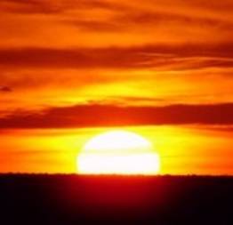 Belas imagens do pôr-do-sol no dia 27 de dezembro de 2012.