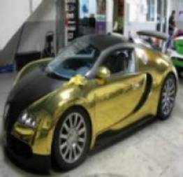 10 Luxuosos carros banhados a ouro 