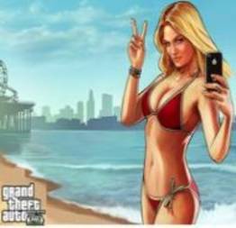 Veja quem é a menina quente de Biquíni no Grand Theft Auto 5