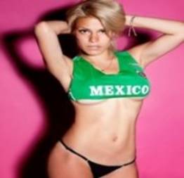 Eva franco musa da seleção mexicana