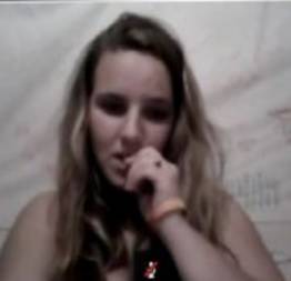 A loira gostosa do skype