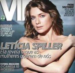 Leticia spiller pelada na revista vip