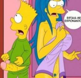 Os Simpsons – Bart comendo a mãe