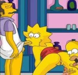 Os Simpsons – Lisa caindo na sacanagem no bar do Moe’ s