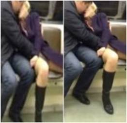 Fodeu a novinha com o dedo dentro do metro do RJ