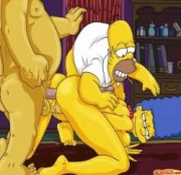 Homer o corno assumido e a esposa putinha