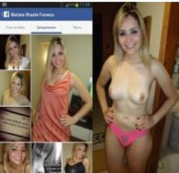 Mariane Fonseca foi mandar nudes e caiu na net