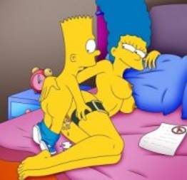 Putarias com a mamãe Marge Simpson