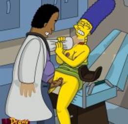 Marge safada trepando com seu ginecologista 
