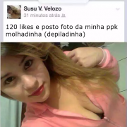 novinha conseguiu 120 likes e postou foto da bucetinha apertadinha