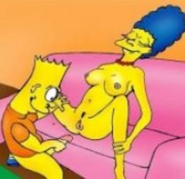 Os Simpsons – Bart e Lisa aprontando com a mamãe