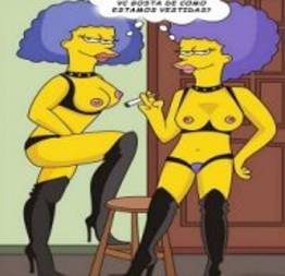 Os Simpsons – Bart fazendo incesto com duas tias gostosas